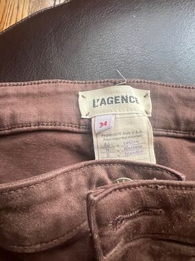 L'AGENCE Rich Chocolate Brown Jeans